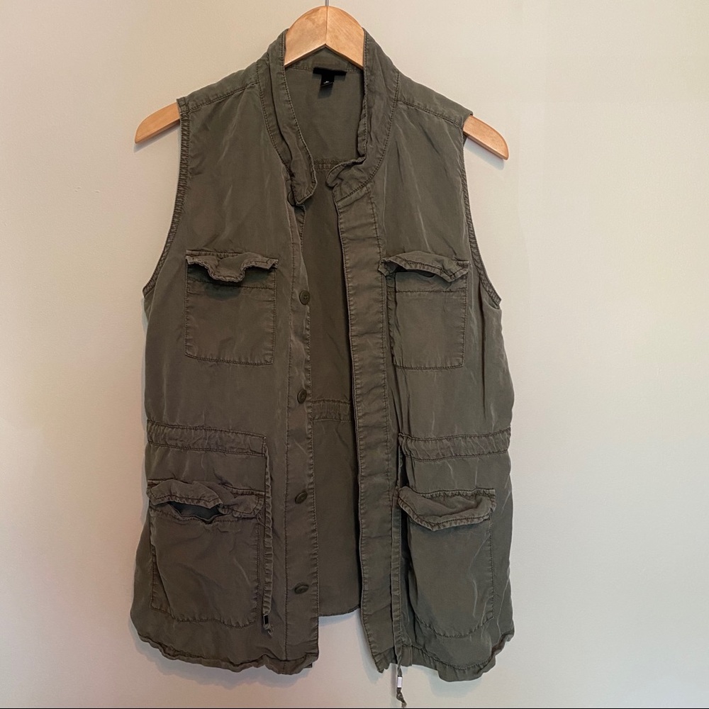 Army Green Utility Vest Sz L